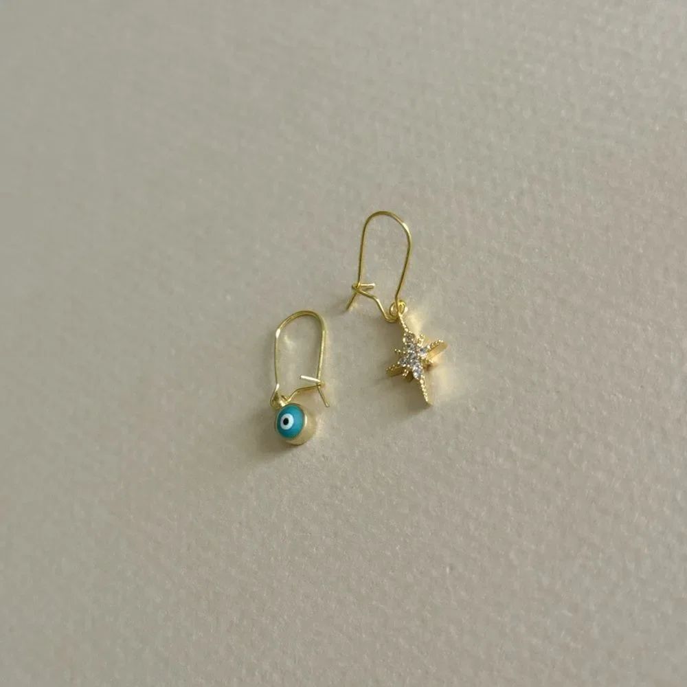 Evil Eye Earrings  R901 - Picture 3 of 4